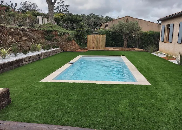 Villa La Croix Valmer Vue Panoramique Avec Piscine