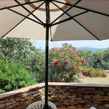 Villa La Croix Valmer Vue Panoramique Avec Piscine Exterior foto